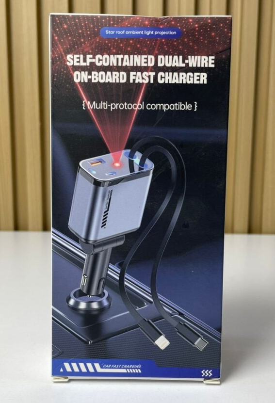 Miniatura 4 de Cargador de Carro 4 en 1 con Proyector